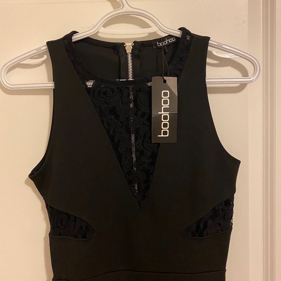 Boohoo lace jumpsuit